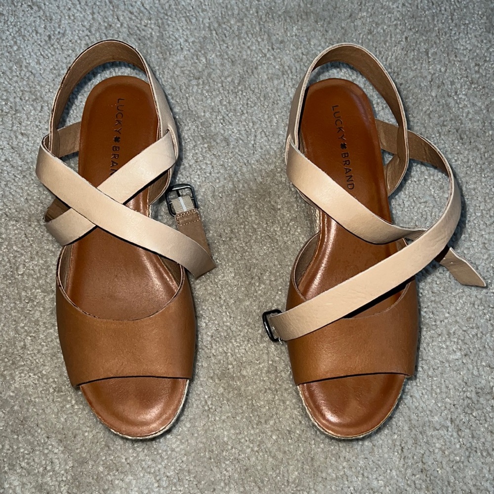 Lucky Brand Wedges leather